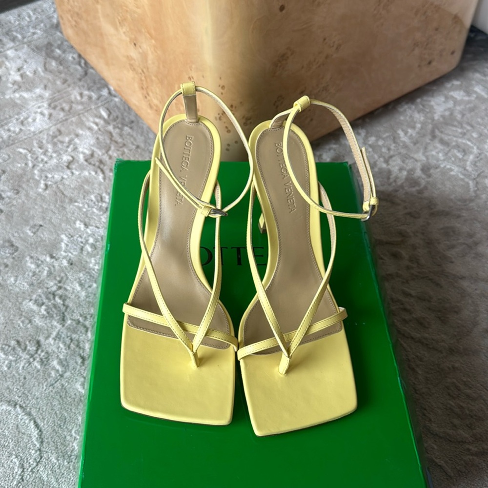 Bottega Veneta Napa Heeled Sandals